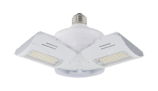Satco Products, Incorporated - Satco S13118 60 Watt LED Utility Light 4000K; Medium base; Adjustable Beam Angle; 100-277 Volt