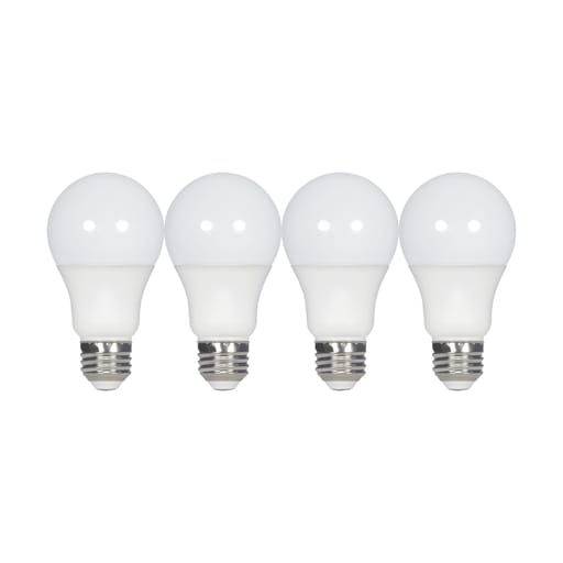 Satco Products, Incorporated - Satco S39596 9.5 Watt; A19 LED; Frosted; 2700K; Medium base; 220 deg. Beam Angle; 120 Volt; Non-Dimmable