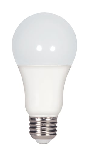 Satco Products, Incorporated - Satco S29815 15 Watt; A19 LED; Frosted; 2700K; Medium base; 220 deg. Beam Angle; 120 Volt