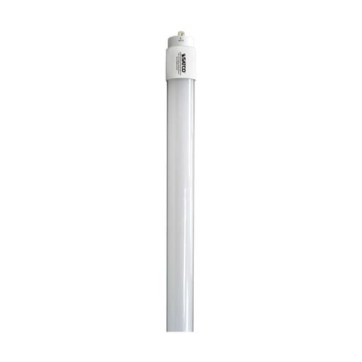 Satco Products, Incorporated - Satco S29919 40 Watt; 8 Foot; T8 LED; Single pin base; 5000K; 50000 Average rated hours; 5500 Lumens; Type B; Ballast Bypass; Double Ended Wiring; DLC 5.1