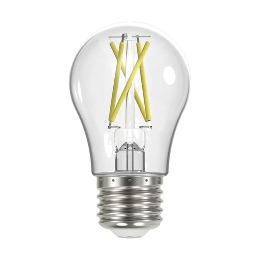 Satco Products, Incorporated - Satco S12400 5 Watt LED A15; Clear; Medium Base; 2700K; 90 CRI; 120 Volt