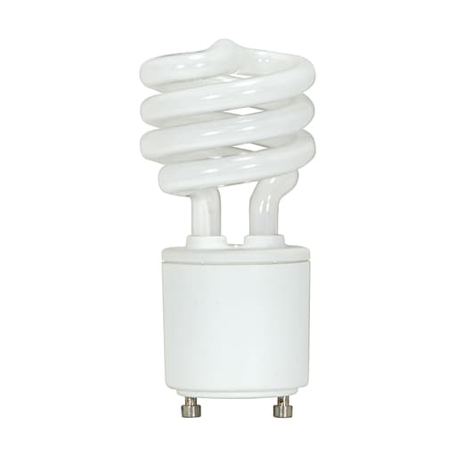 Satco Products, Incorporated - Satco S8203 13 Watt; Mini Spiral Compact Fluorescent; 2700K; 82 CRI; GU24 base; 120 Volt