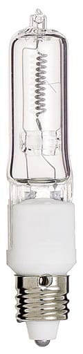 Satco Products, Incorporated - Satco S3157 75 Watt; Halogen; T4; Clear; 2000 Average rated hours; 1250 Lumens; Mini Candelabra base; 120 Volt