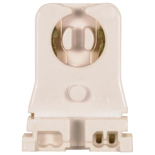 Satco Products, Incorporated - Satco 80/1256 Medium Profile Fluorescent Lampholder; T8 And T12; Shunted for Instant Start Ballast Applications; Slide-On Mounting; 660W; 600V