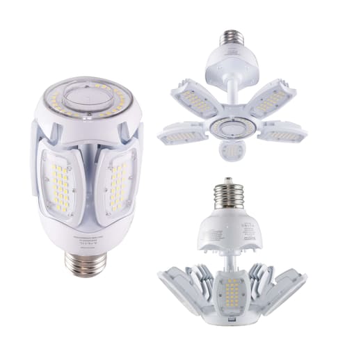 Satco Products, Incorporated - Satco S39751 40 Watt LED HID Replacement; 5000K; Mogul extended base; Adjustable Beam Angle; Type B Ballast Bypass;100-277 Volt