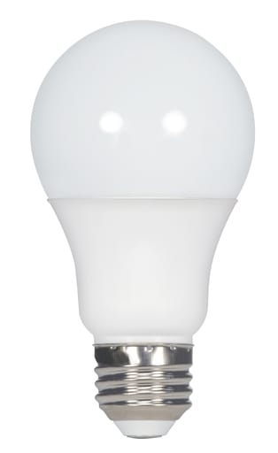 Satco Products, Incorporated - Satco S9704 10 Watt; A19 LED; 3000K; Medium base; 220 deg. Beam Angle; 90CRI; 120 Volt