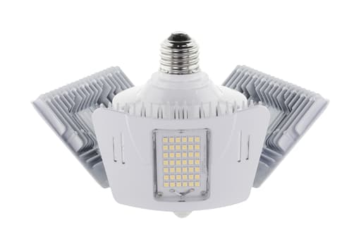 Satco Products, Incorporated - Satco S13119 60 Watt LED Motion Sensor Utility Light 4000K; Medium base; Adjustable Beam Angle; 100-277 Volt