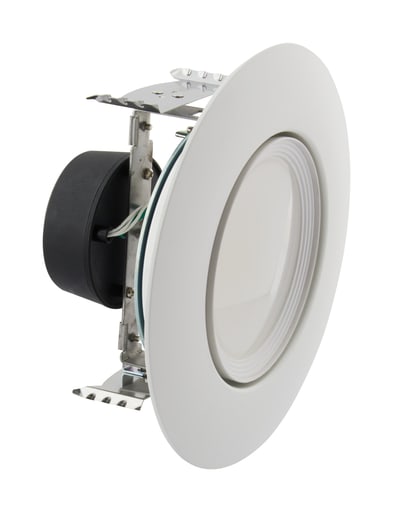 Satco Products, Incorporated - Satco S11824 10.5 Watt LED Directional Retrofit Downlight - Gimbaled; 5-6 in.; Adjustable Color Temperature; 90 deg. Beam Angle; 120 Volt