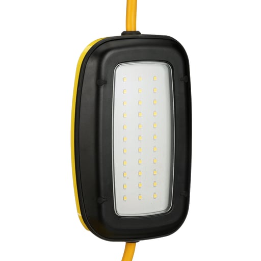 Coleman Cable - Southwire 7165SW 100ft 14/3-SJTW LED String Lights, 120V 78W, 8000 Total Lumens, 10 Lights Total