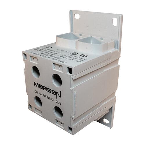 Ferraz Shawmut - Mersen FSPDB5C 840amp 600VAC Finger-Safe Power Distribution Block (Copper Connector)