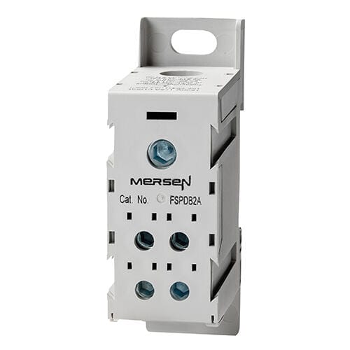 Ferraz Shawmut - Mersen FSPDB2A Finger-Safe Power Distribution Block, Aluminum. 175 Ampere Rating
