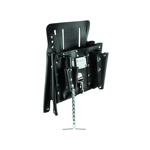 Klein Tool - Klein 5167 Leather Tool Pouch, 11-Pocket