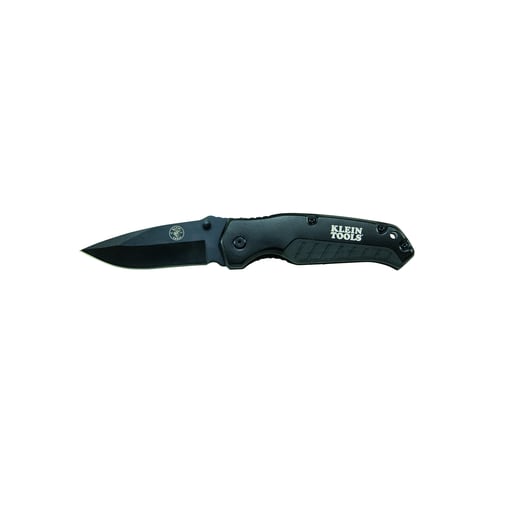 Klein Tool - Klein 44220 Pocket Knife, Black, Drop Point Blade