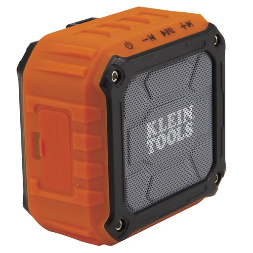Klein Tool - Klein AEPJS1 Wireless Jobsite Speaker, 3.88" x 3.5" x 2.13"