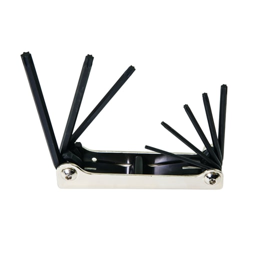 Klein Tool - Klein 70586 Folding TORX® Key Set, 7-Key, SAE Sizes