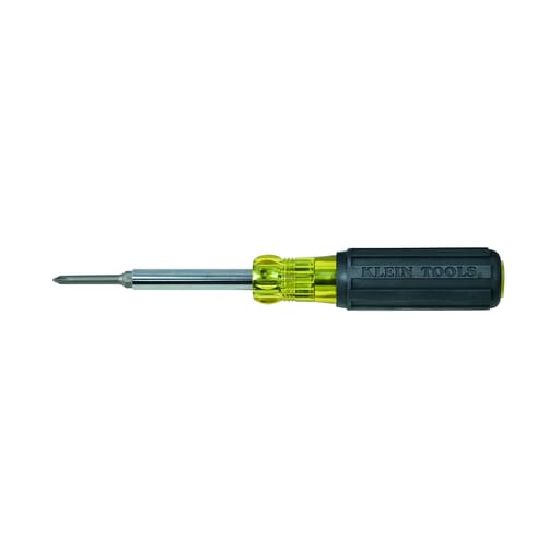 Klein Tool - Klein 32560 Multi-Bit Screwdriver / Nut Driver, 6-in-1, Extended Reach, Ph, Sl, Sq