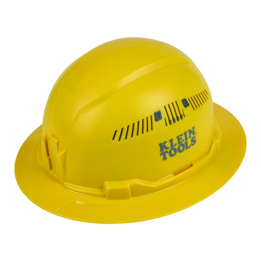 Klein Tool - Klein 60262 Hard Hat, Vented, Full Brim Style, Yellow