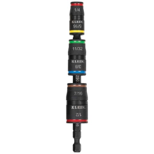 Klein Tool - Klein 32907 7-in-1 Impact Flip Socket Set, No Handle