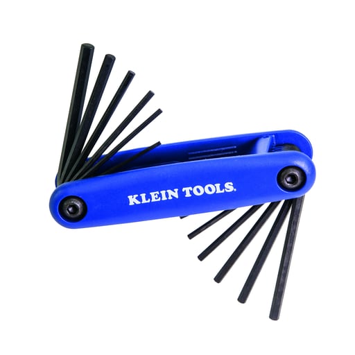 Klein Tool - Klein 70573 Grip-It® Hex Key Set, 12-Key, SAE/Metric Sizes