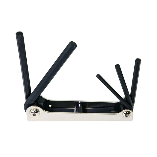 Klein Tool - Klein 70579 Folding Hex Key Set, 5-Key, SAE Sizes