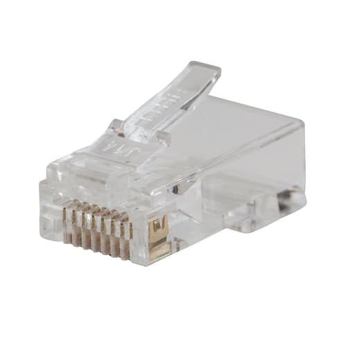 Klein Tool - Klein VDV826-762 Pass-Thru Modular Data Plugs, RJ45-CAT5e, 200-Pack