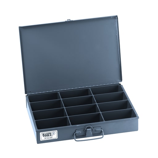 Klein Tool - Klein 54437 Mid-Size Storage Box, 12-Compartment