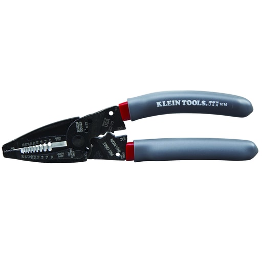 Klein Tool - Klein 1019 Klein-Kurve™ Wire Stripper/Crimper Multi-Tool, 10-26 Solid, 10-28 Stranded