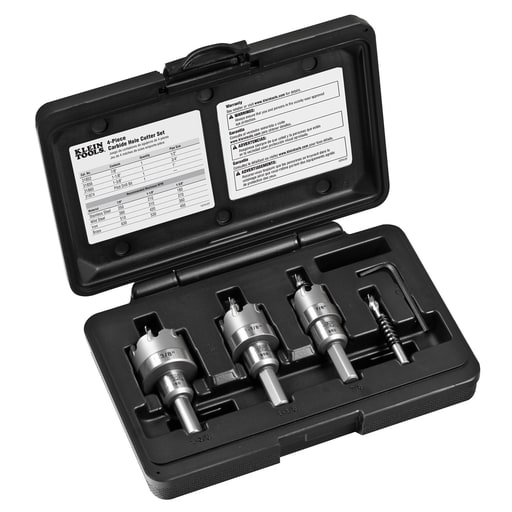 Klein Tool - Klein 31872 4pc Carbide Hole Cutter Set