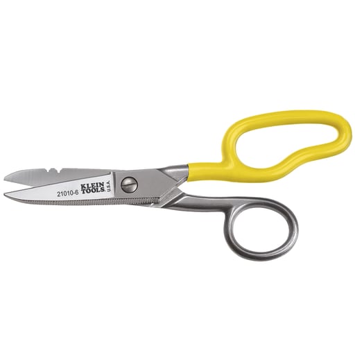 Klein Tool - Klein 21010-6-SEN Free-Fall Snip, Scraper, File, Serrated Blades