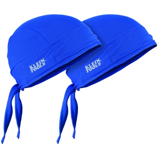 Klein Tool - Klein 60180 Cooling Do Rag, Blue, 2-Pack