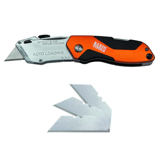 Klein Tool - Klein 44130 Auto-Loading Folding Retractable Utility Knife