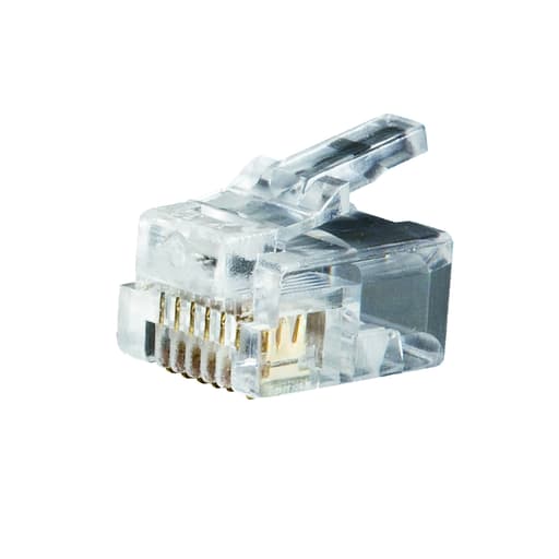 Klein Tool - Klein VDV826-600 Modular Telephone Plugs RJ11 6P6C, 25-Pack