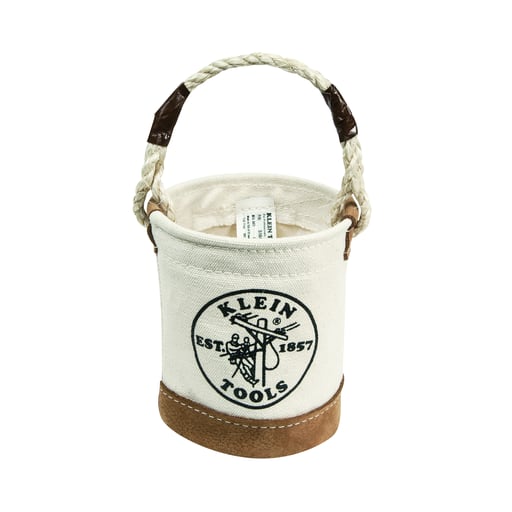 Klein Tool - Klein 5104MINI Mini Tool Bucket, Leather-Bottom