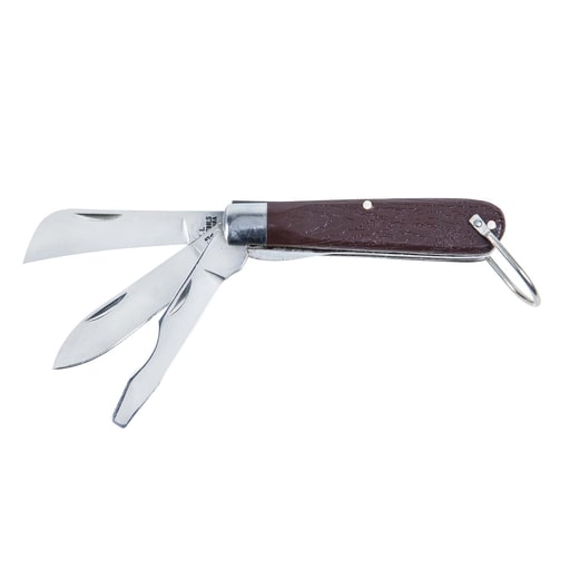 Klein Tool - Klein 1550-6 3 Blade Pocket Knife w/Screwdriver