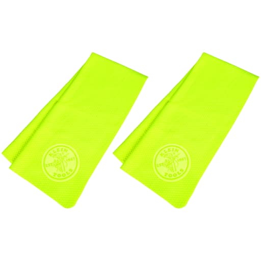 Klein Tool - Klein 60486 Cooling PVA Towel, High-Visibility Yellow, 2-Pack