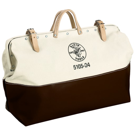 Klein Tool - Klein 5105-24 High-Bottom Canvas Tool Bag, 24"
