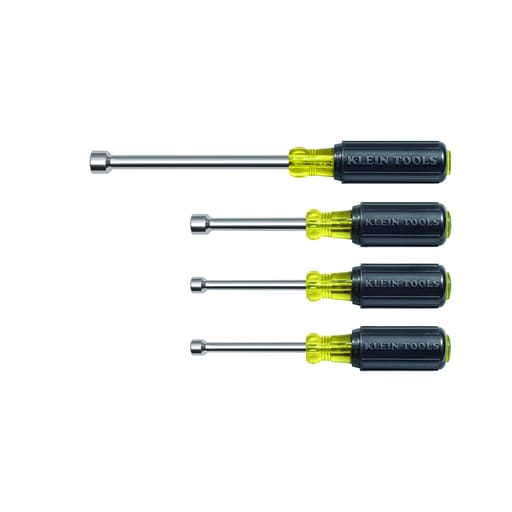 Klein Tool - Klein 633 4-Piece Nut Driver Set (1/4", 5/16", 3/8", 9/16")