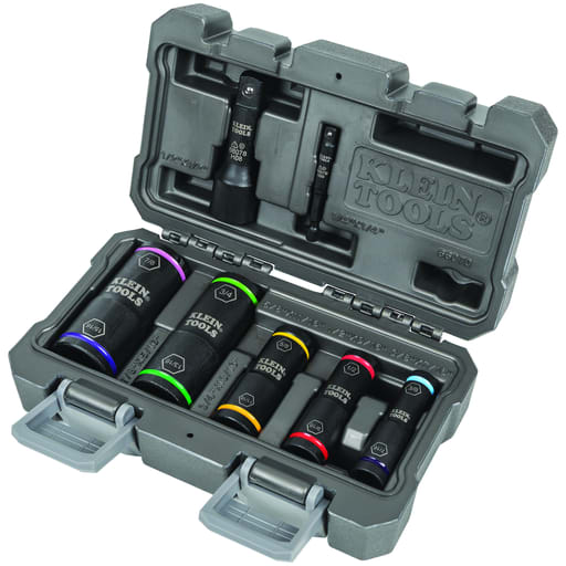 Klein Tool - KLEIN 66070 Flip Impact Socket Set,