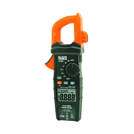 Klein Tool - Klein CL600 Digital Clamp Meter, True RMS, AC Auto-Ranging, 600 Amps