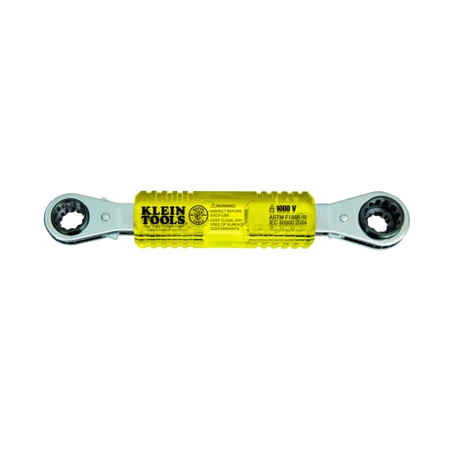 Klein Tool - Klein KT223X4-INS Lineman's Insulating 4-in-1 Box Wrench