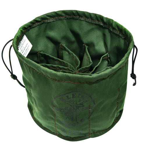 Klein Tool - Klein 5151 Drawstring Bag, 10-Compartment