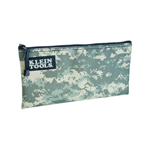 Klein Tool - Klein 5139C Zipper Bag, Camouflage Cordura Nylon Tool Pouch, 12-1/2"