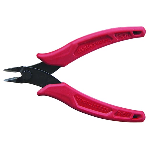 Klein Tool - Klein D275-5 Diagonal Cutting Pliers, Flush Cutter, Lightweight, 5"