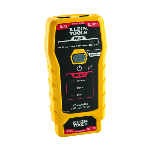 Klein Tool - Klein VDV526-100 Network Cable Tester, LAN Explorer® Data Cable Tester w/ Remote