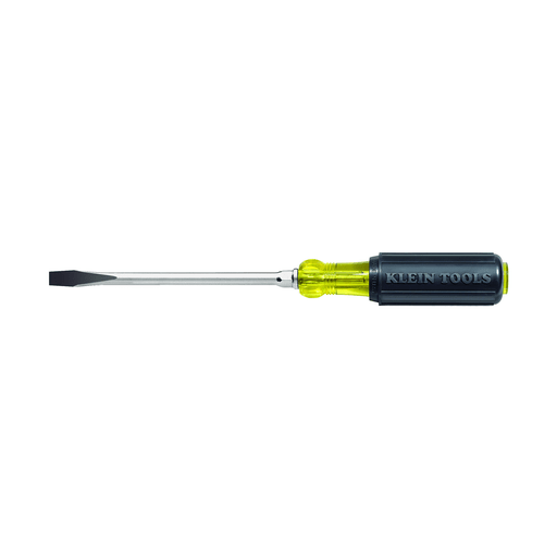 Klein Tool - Klein 602-4 1/4" Keystone-Tip Screwdriver - 4" Heavy-Duty Round-Shank