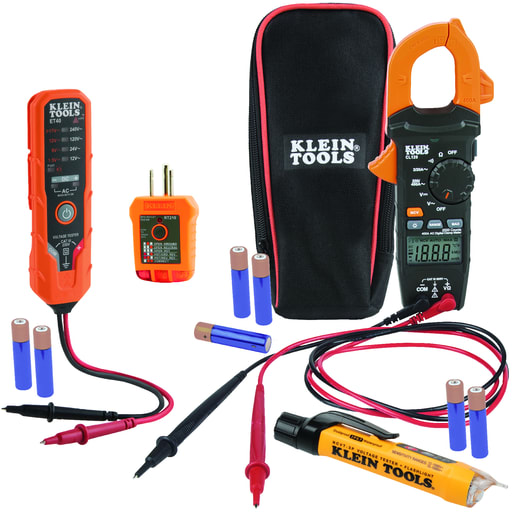Klein Tool - Klein CL120VP Clamp Meter Electrical Test Kit