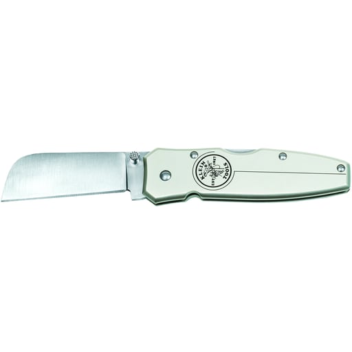 Klein Tool - Klein 44007 Lightweight Lockback Knife 2-1/2" Coping Blade, Silver Handle