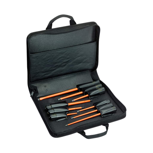 Klein Tool - Klein 33528 Screwdriver Set, 1000V Insulated Slotted and Phillips, 9-Piece