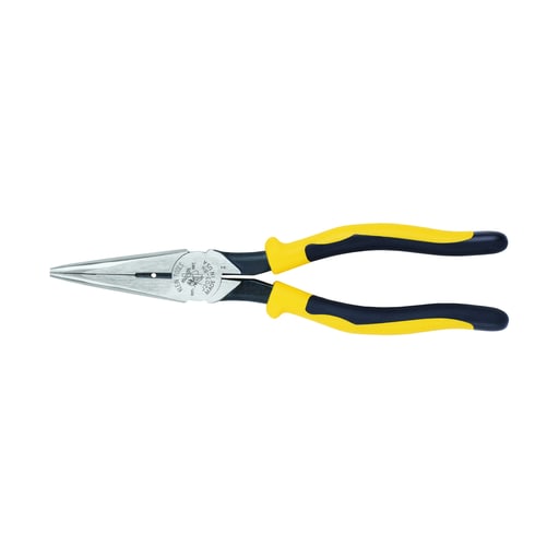 Klein Tool - Klein J203-8N 8" Journeyman™ Heavy-Duty Long-Nose Pliers - Side-Cutting & Stripping