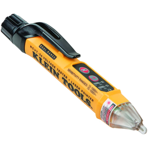 Klein Tool - Klein NCVT-5A Non-Contact Voltage Tester Pen, Dual Range, with Laser Pointer